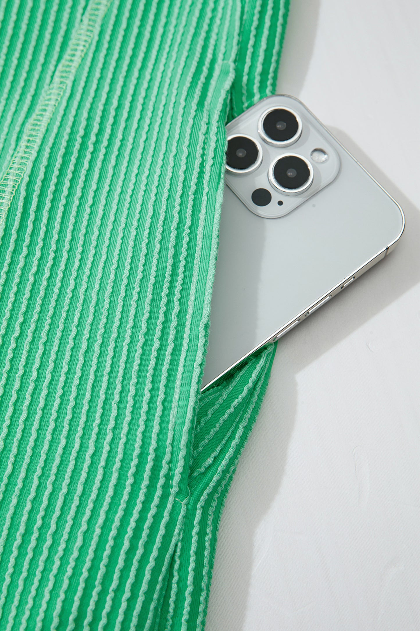Mint Green Oversize Shirt Dress