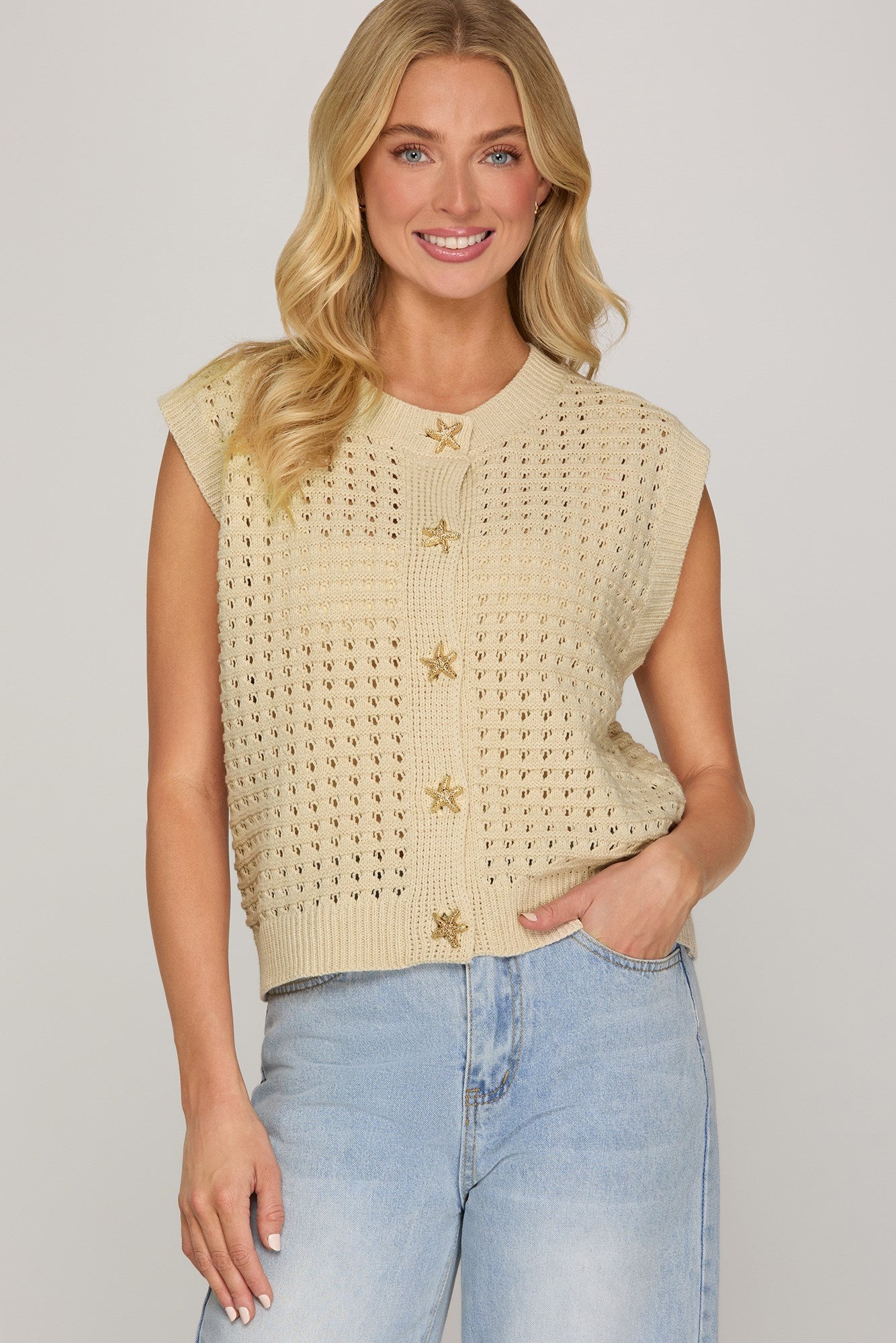 Coastal Starfish Sweater Vest