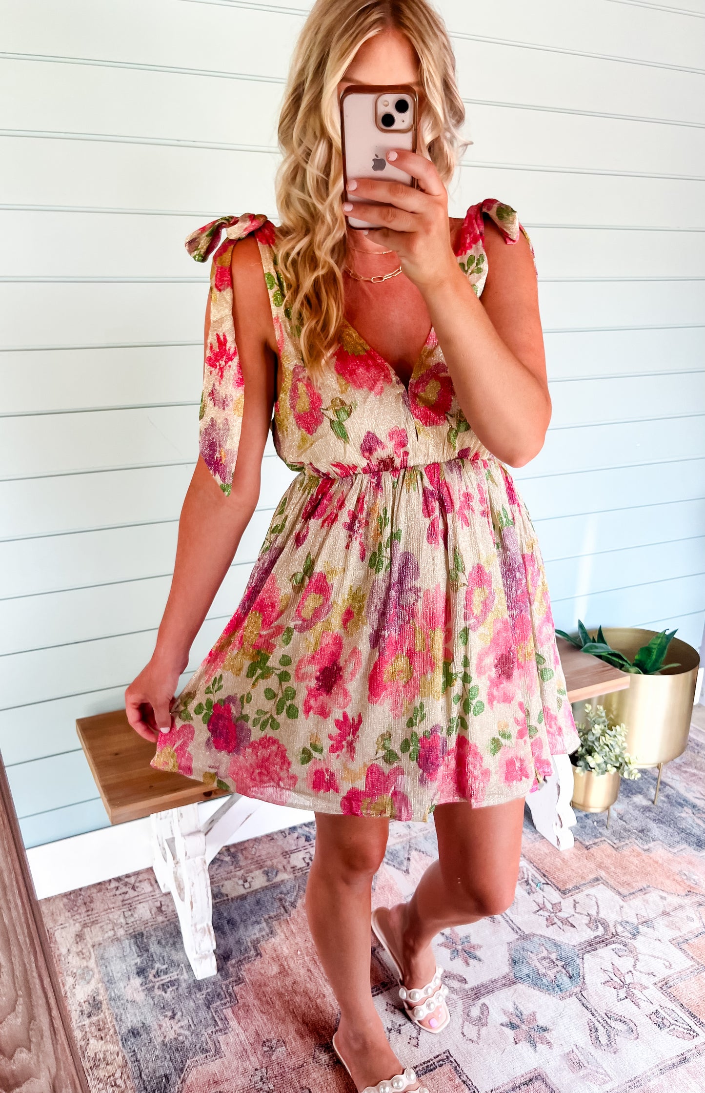 Buddy love Melanie tie shoulder dress