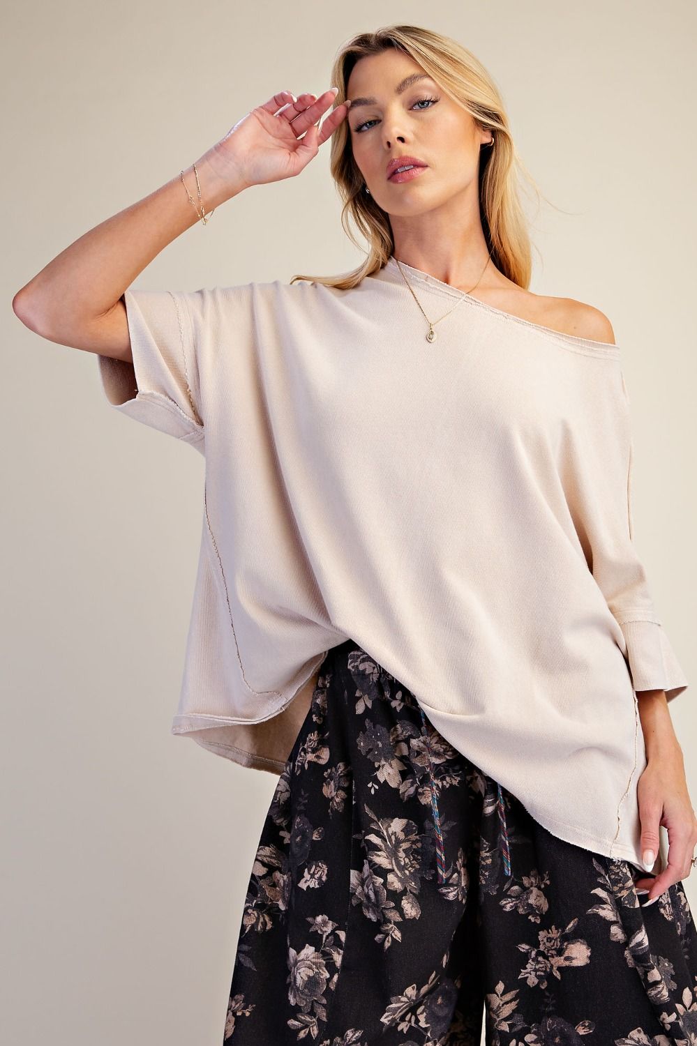 Softly Spoken Off-Shoulder Top