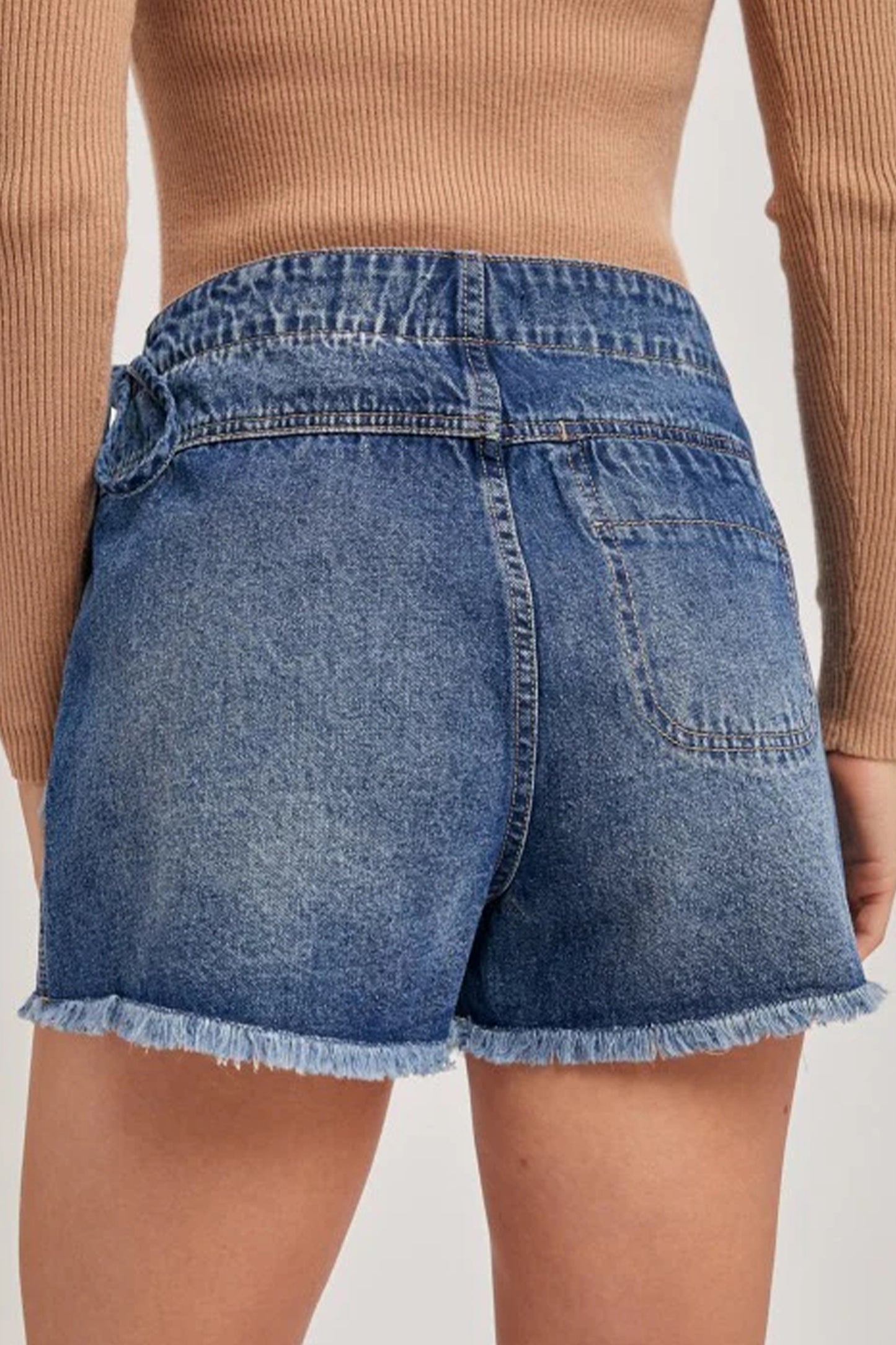Ashleigh Blue Wrapped Tied Denim Skort