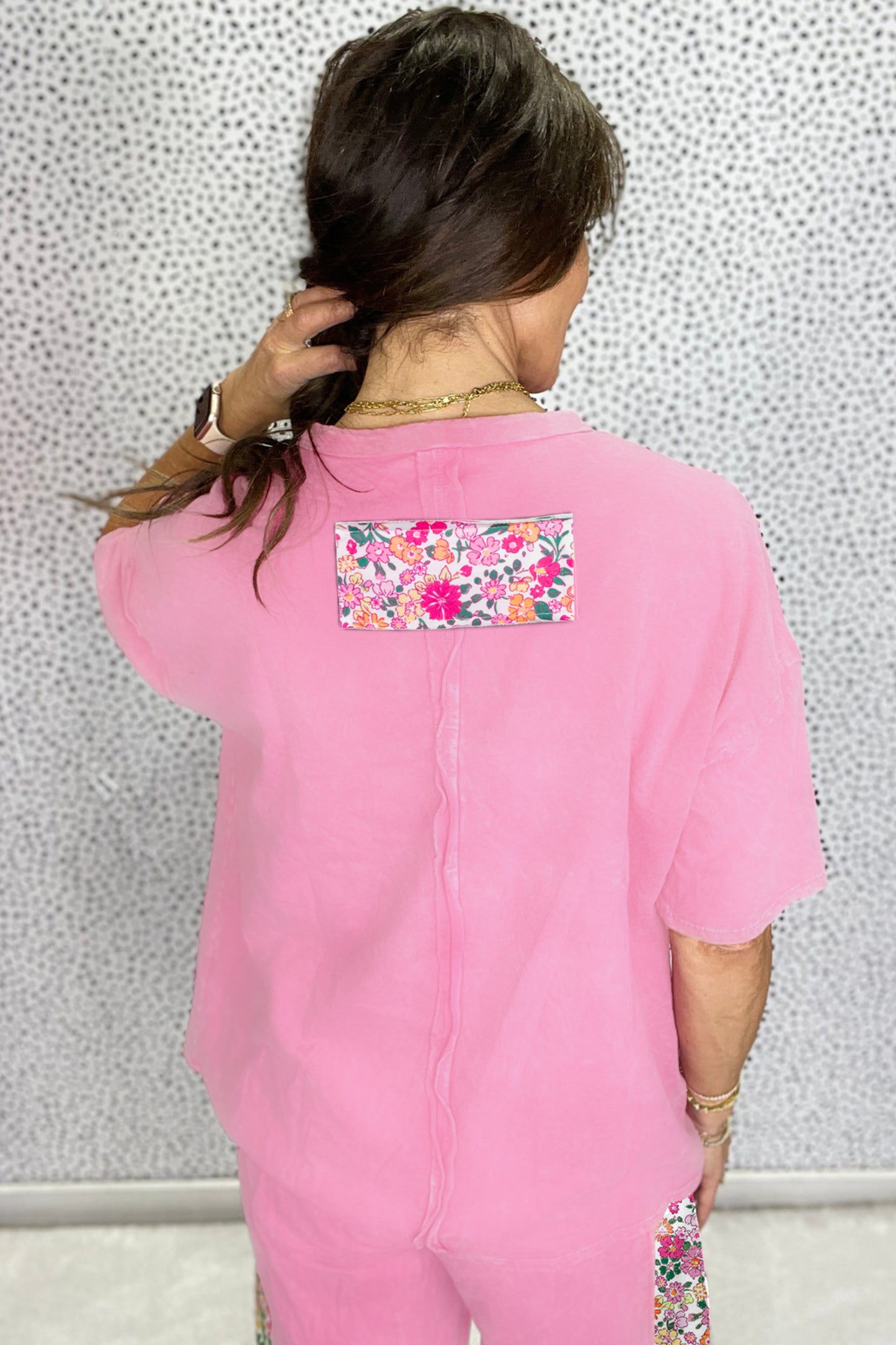 Big Flower Oversize Tee