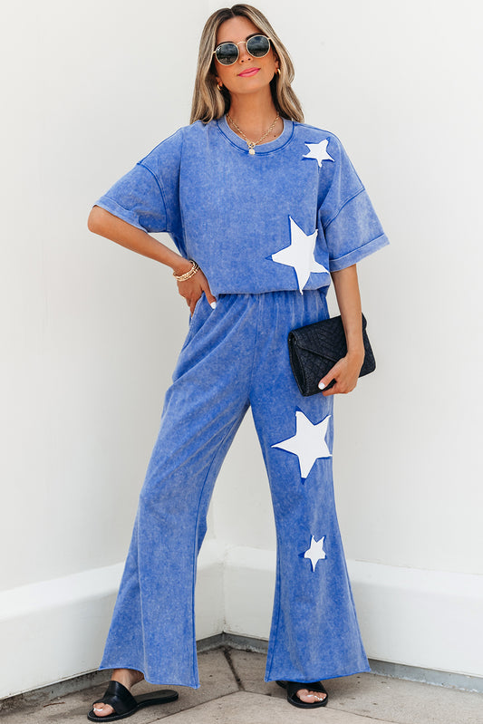 Ashleigh Blue Acid Wash Star Set