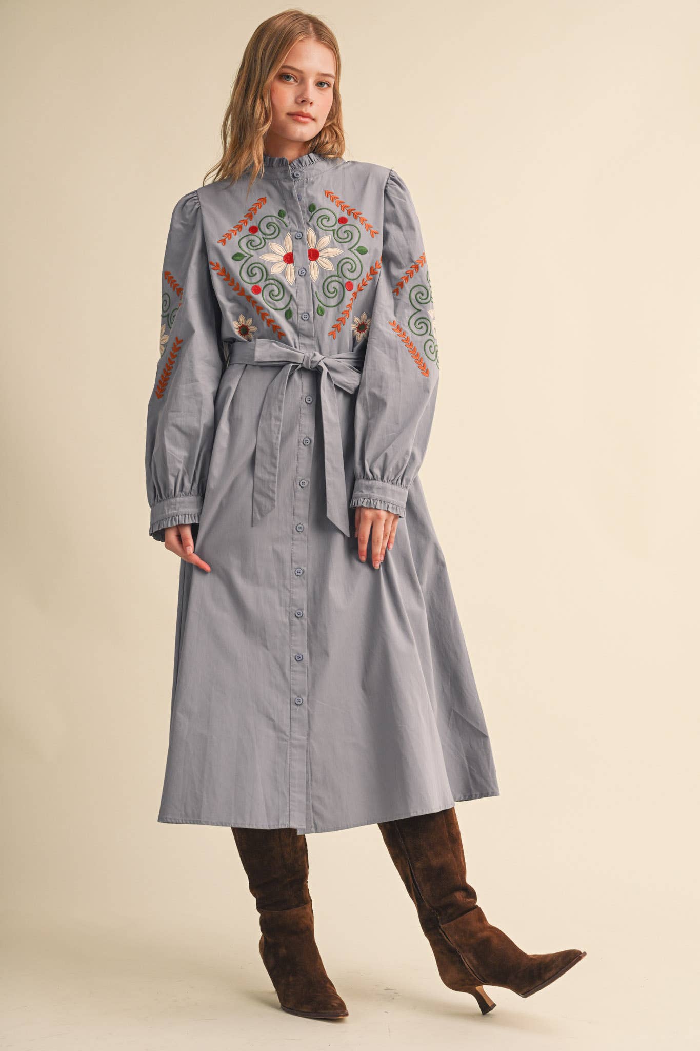 Tilley midi dress