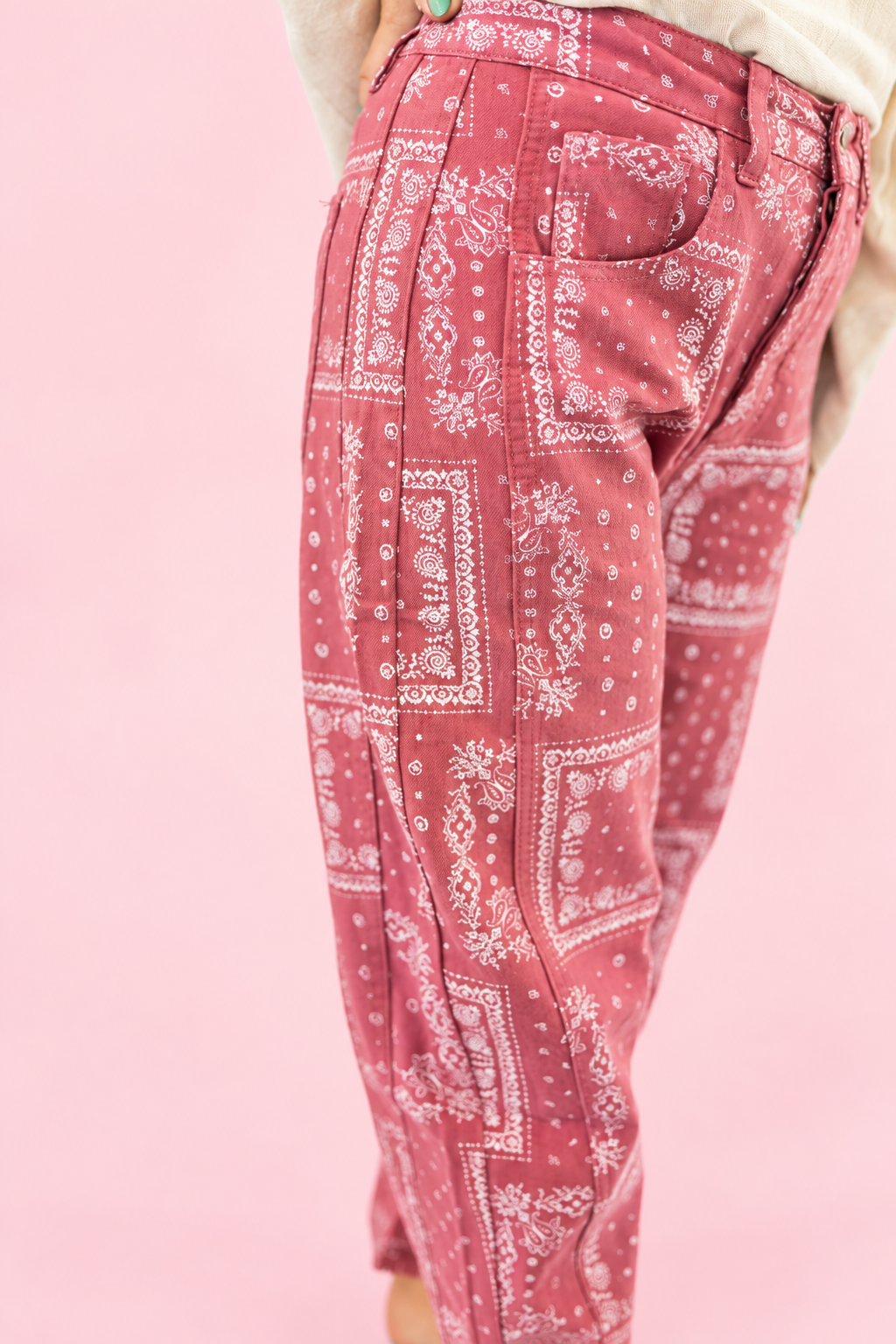 Bandana Babe Barrel Jeans