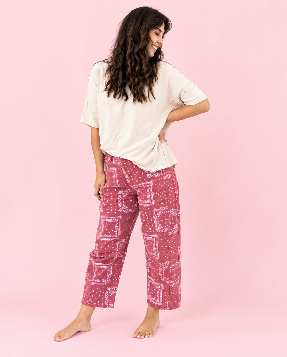Bandana Babe Barrel Jeans