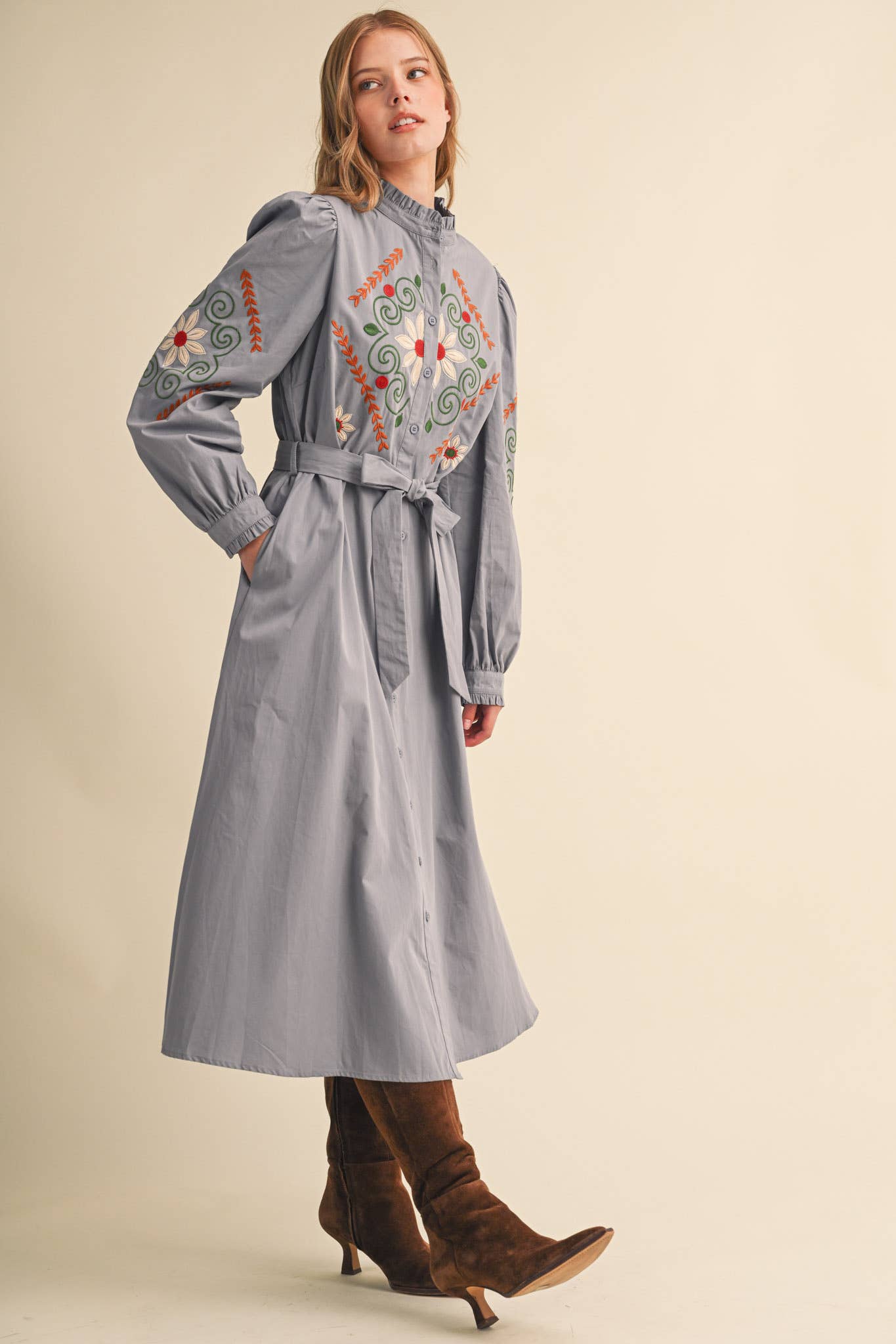 Tilley midi dress