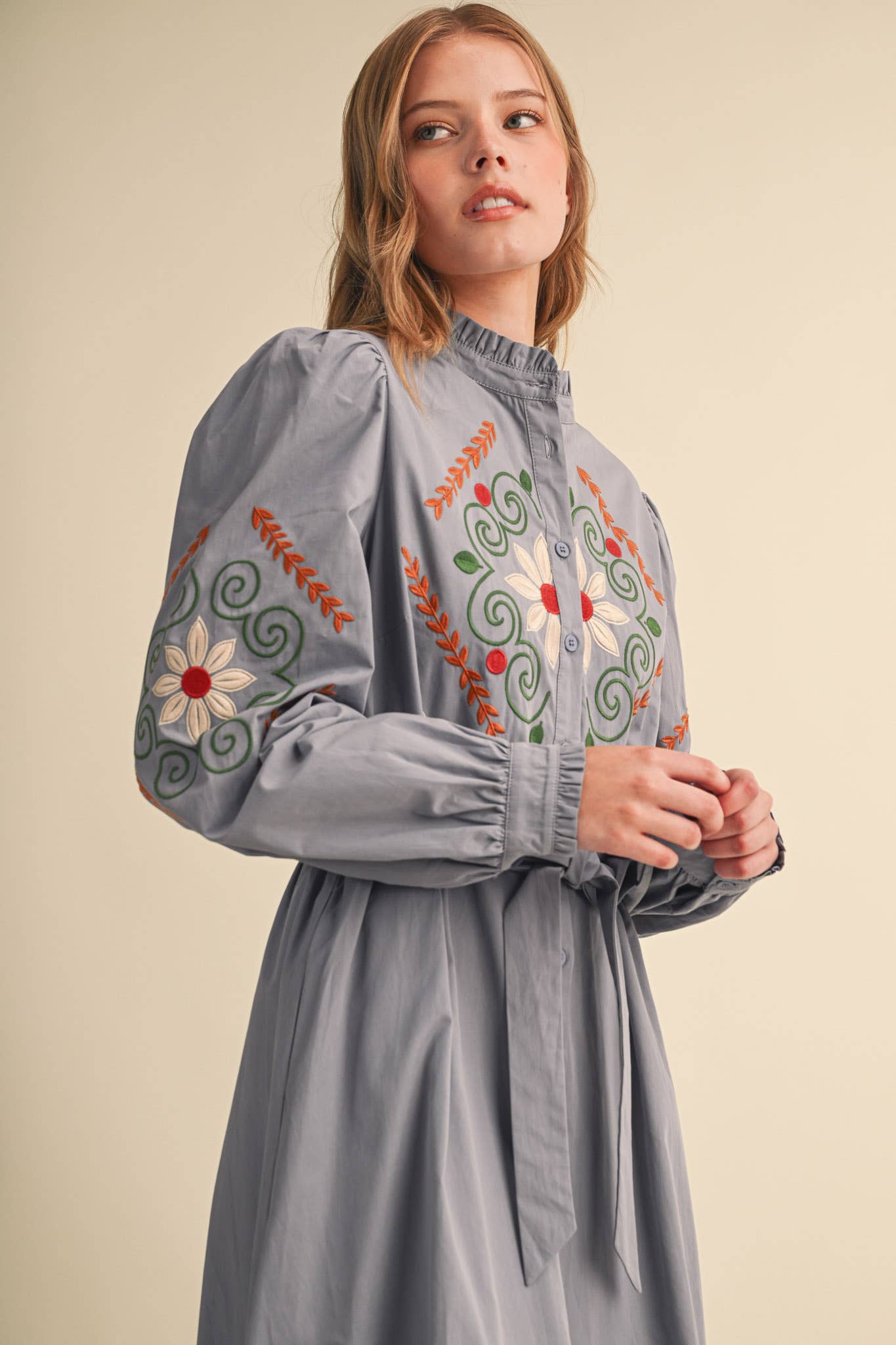 Tilley midi dress