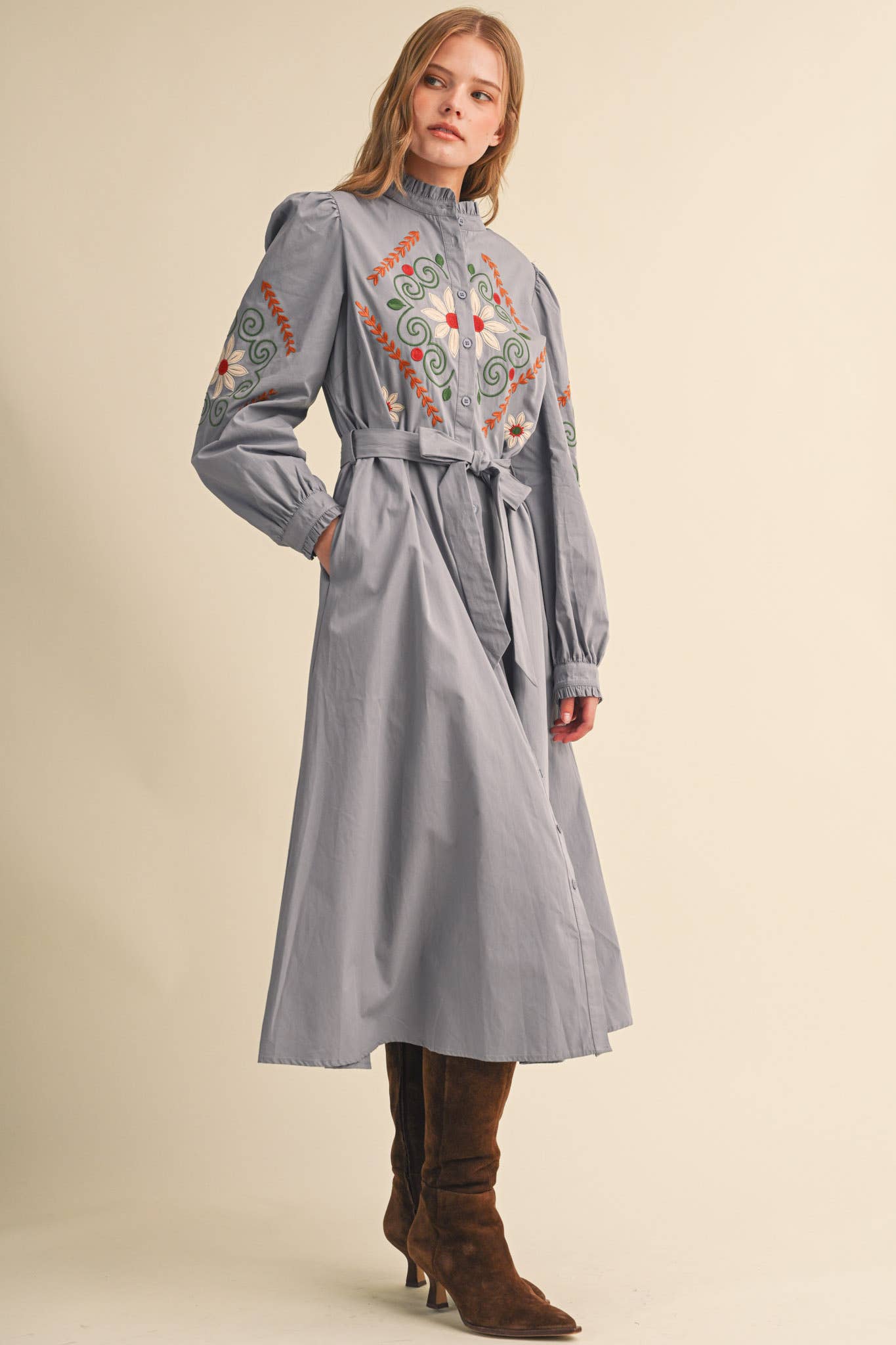 Tilley midi dress