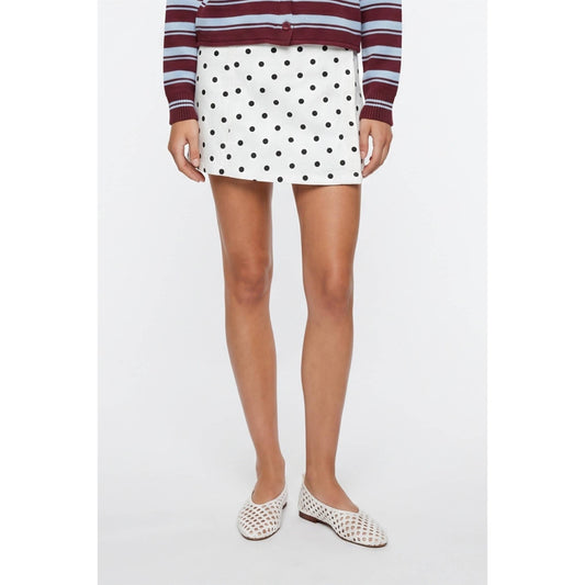 TF26-0272 - Polka dot wrap skort