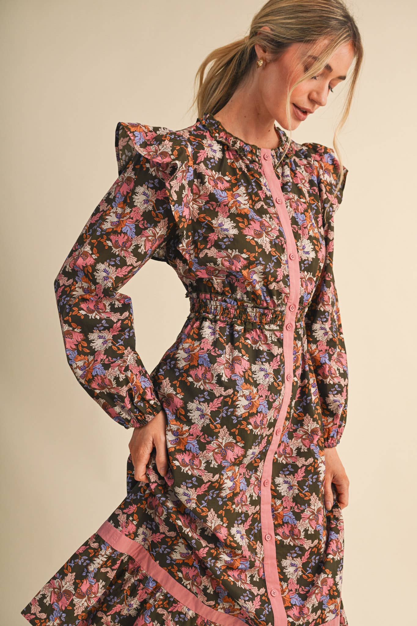 Laurel midi dress