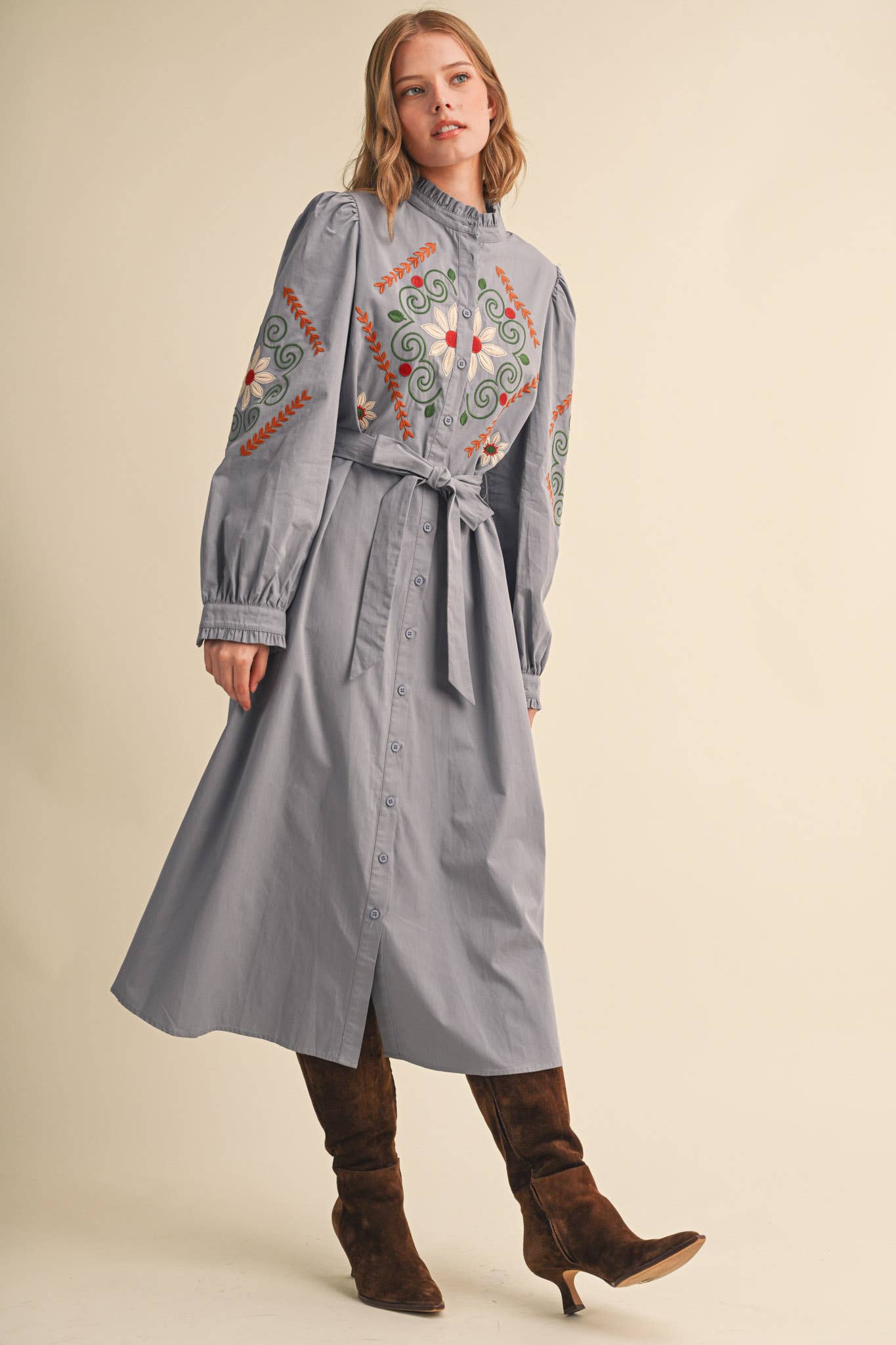 Tilley midi dress