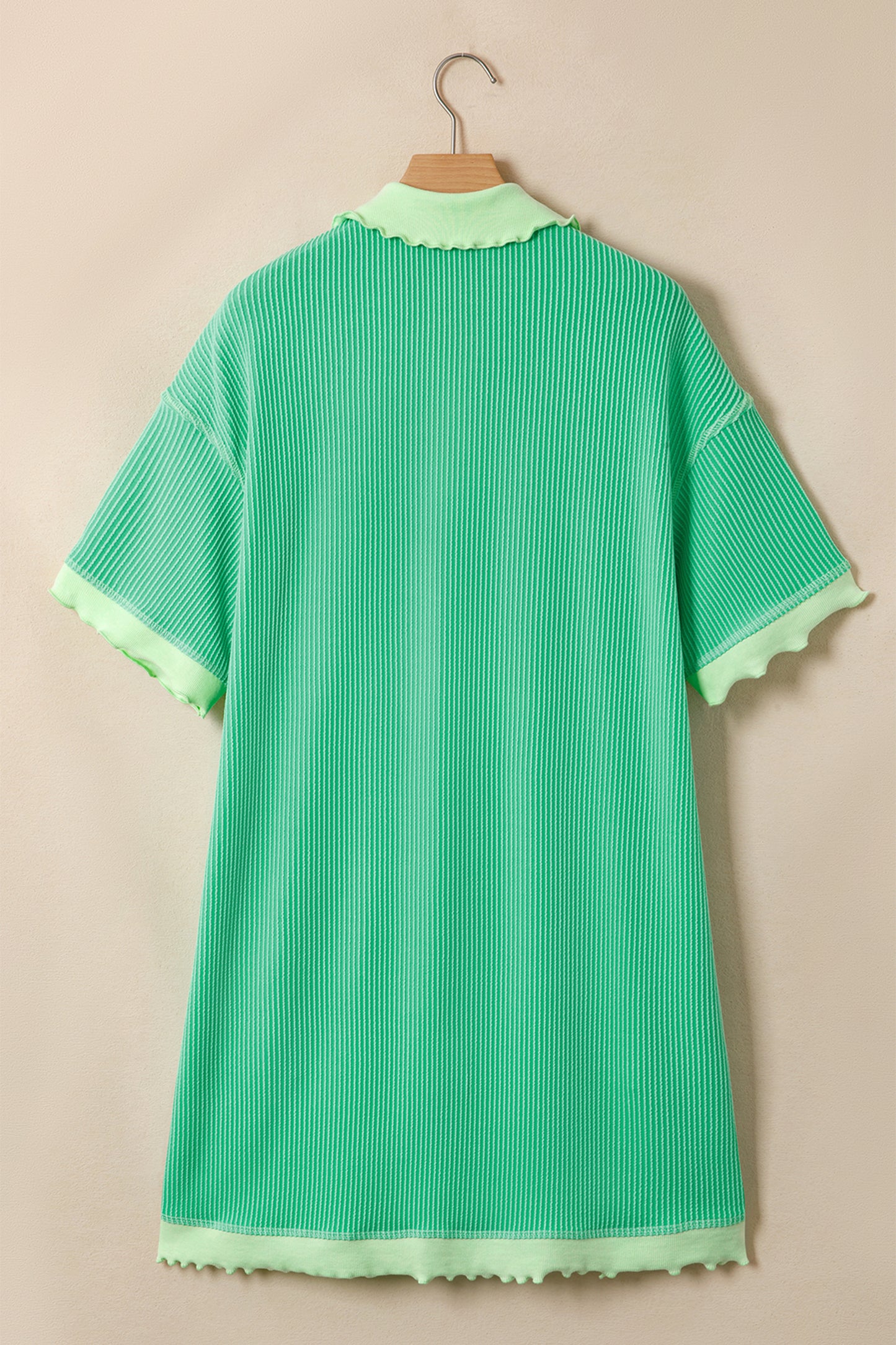 Mint Green Oversize Shirt Dress