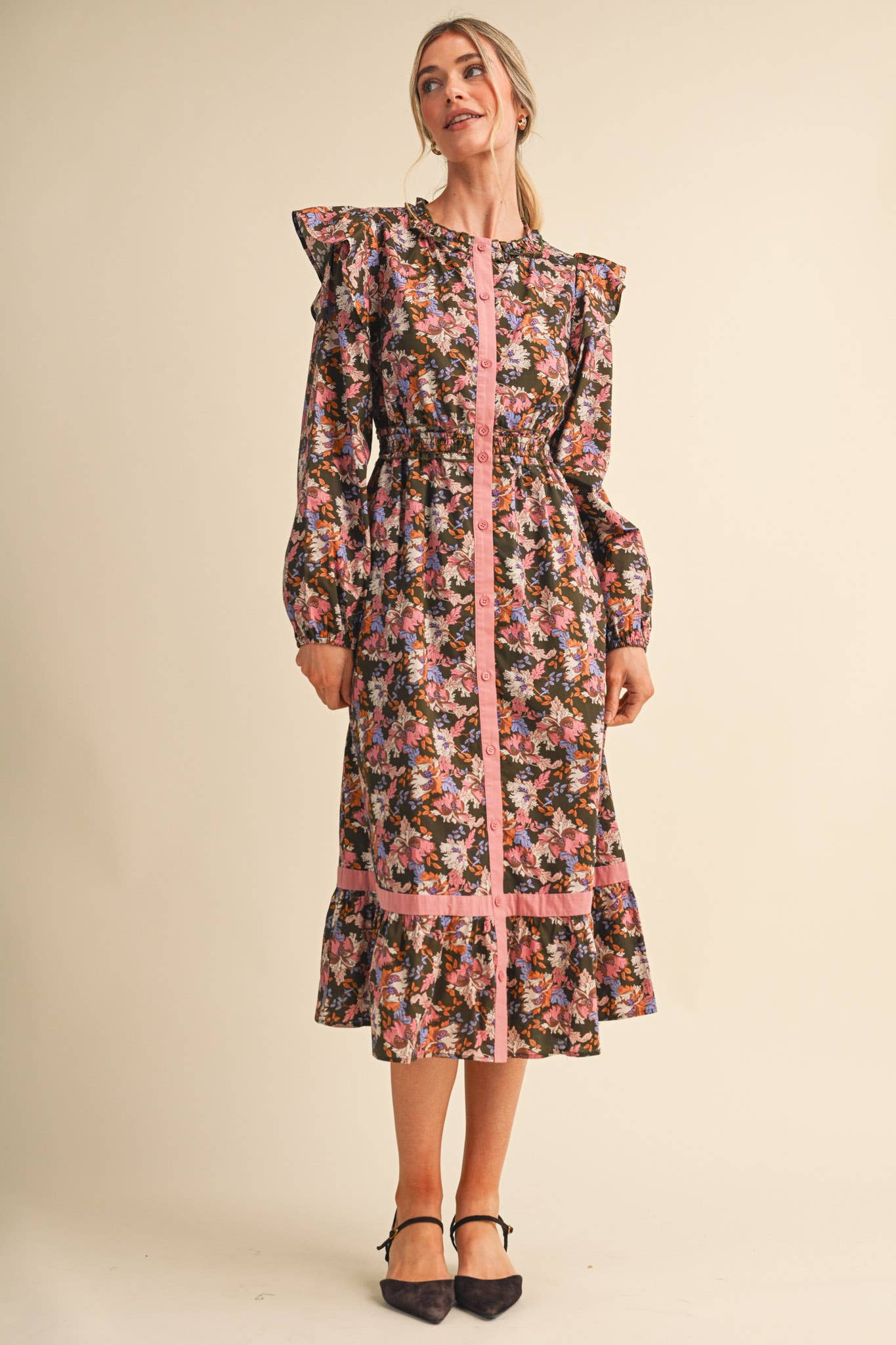 Laurel midi dress