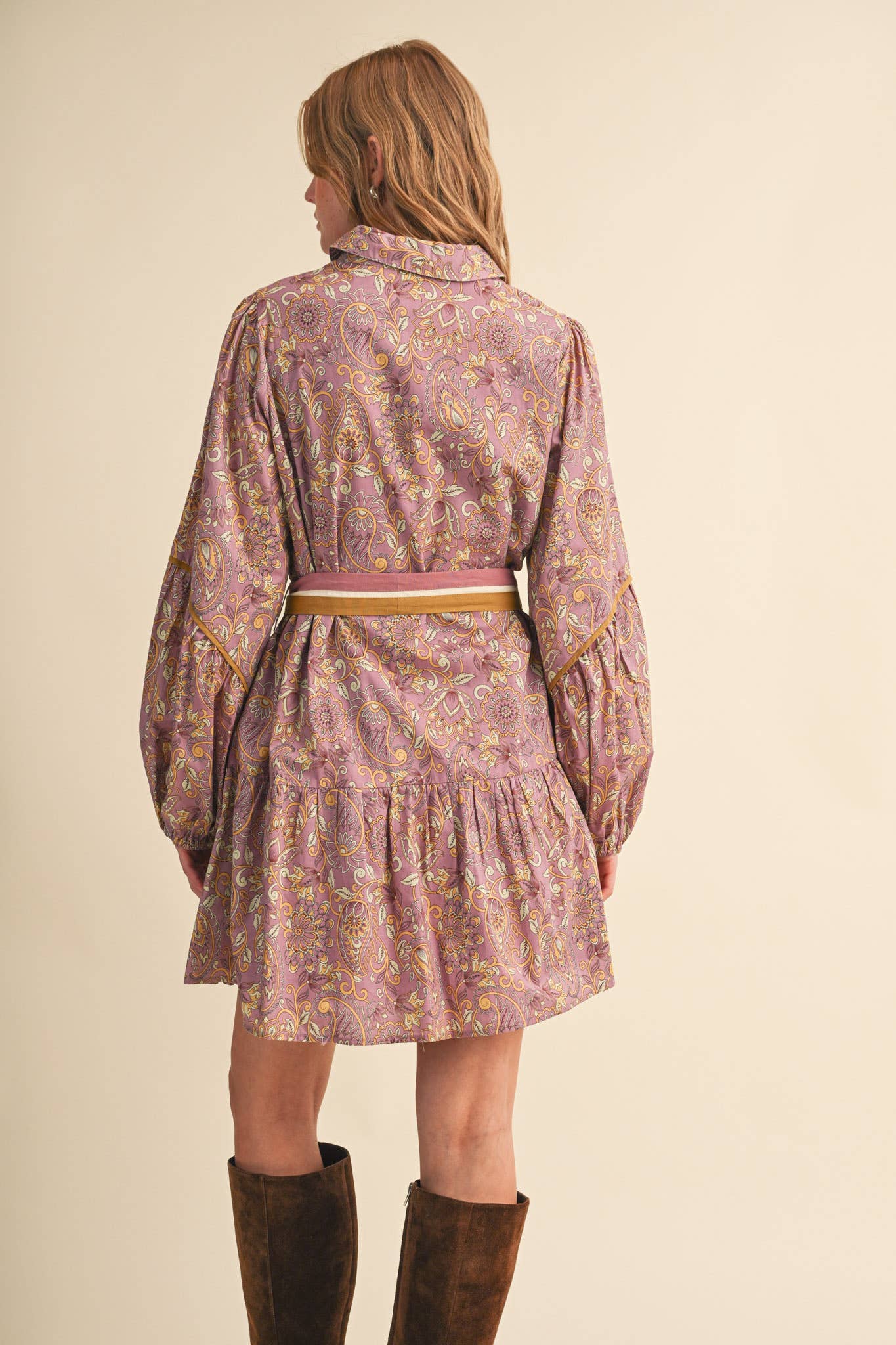 Paisley mini dress