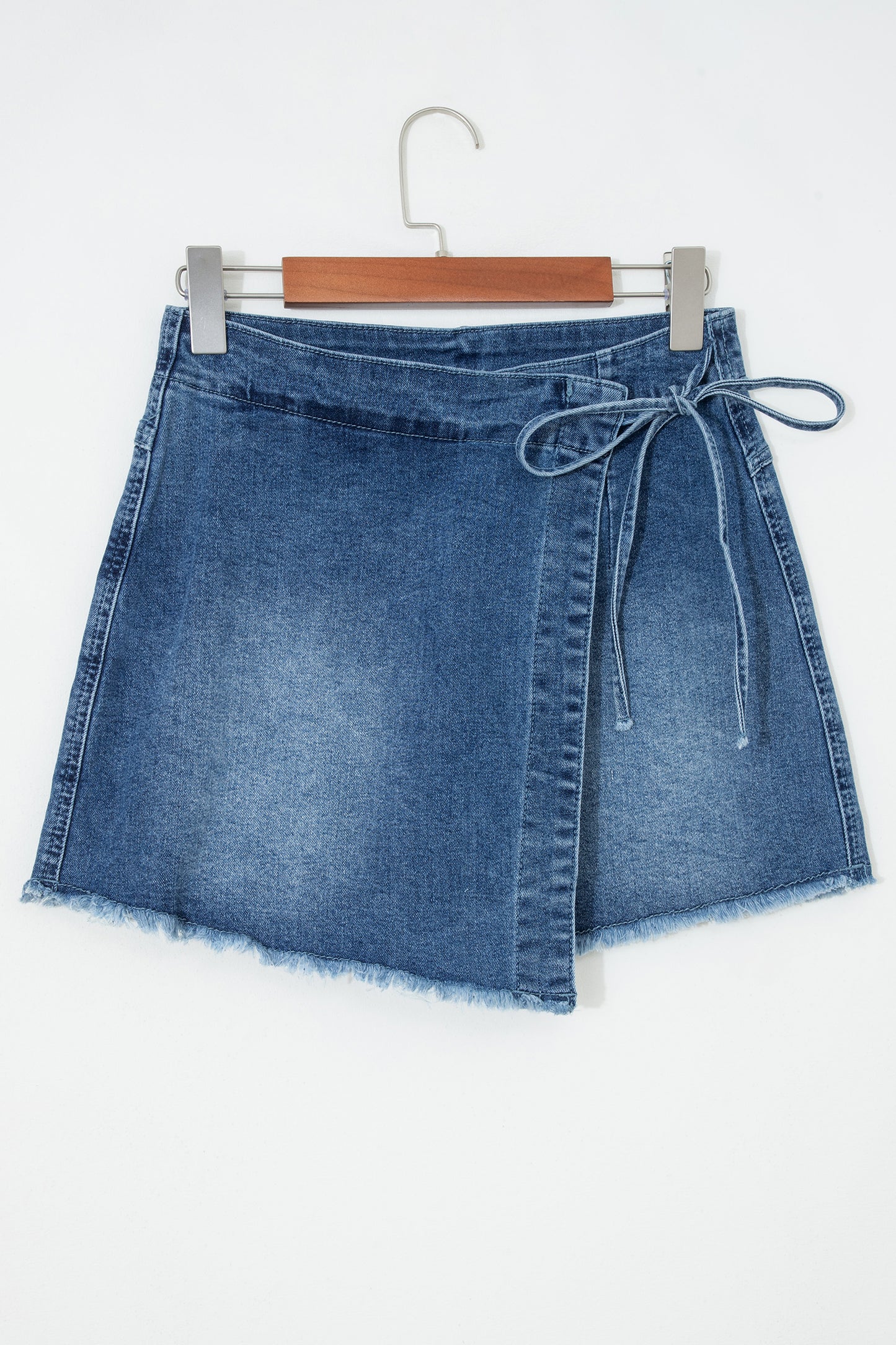 Ashleigh Blue Wrapped Tied Denim Skort