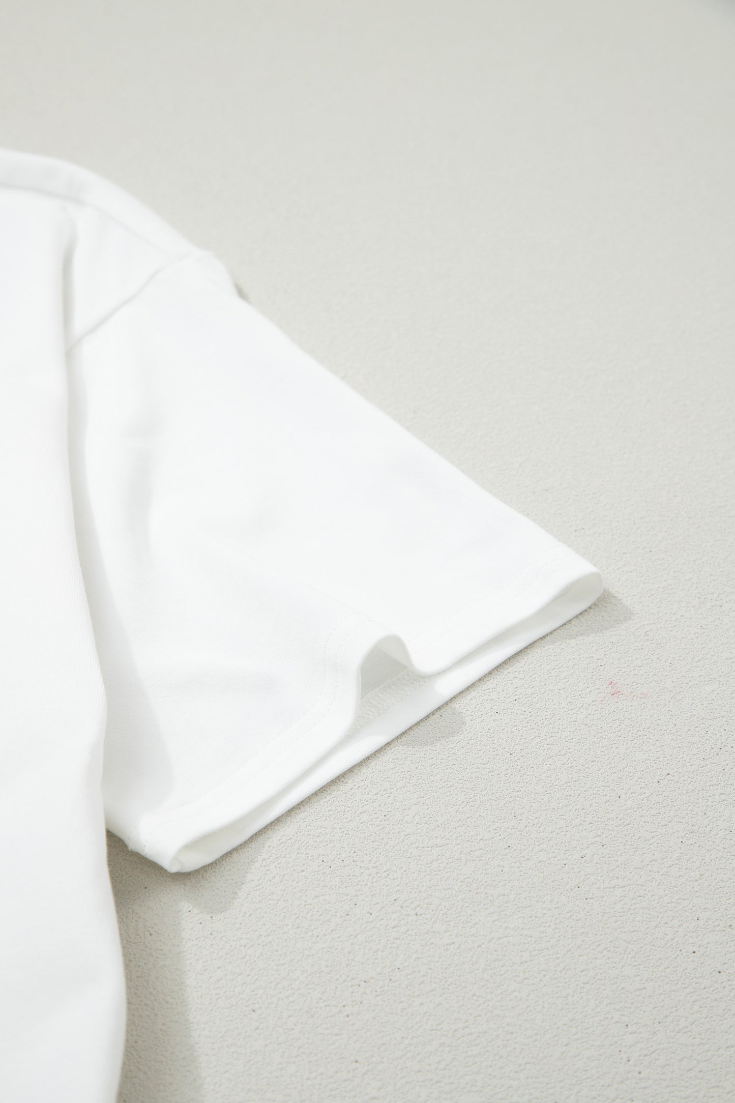 Embroidered Patch Flag T Shirt