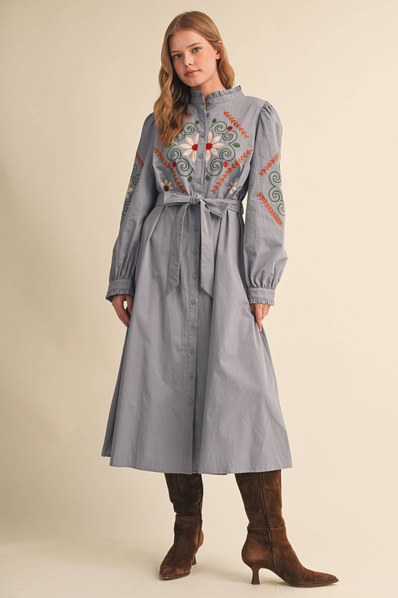Tilley midi dress