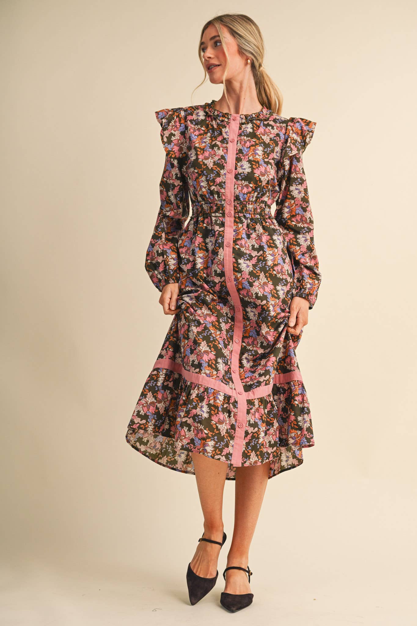 Laurel midi dress