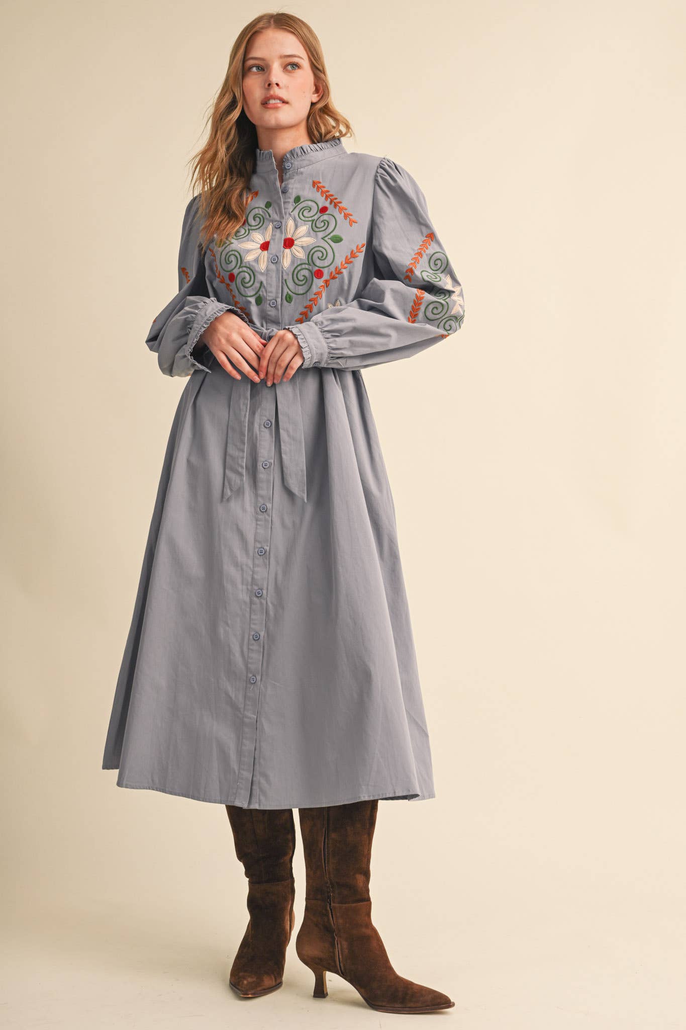Tilley midi dress