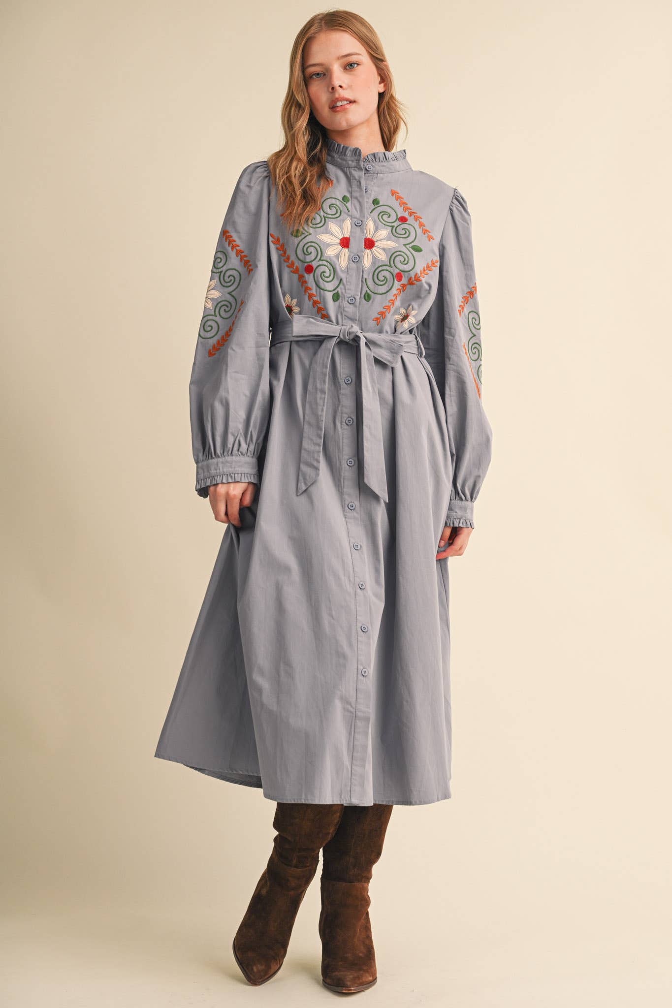 Tilley midi dress