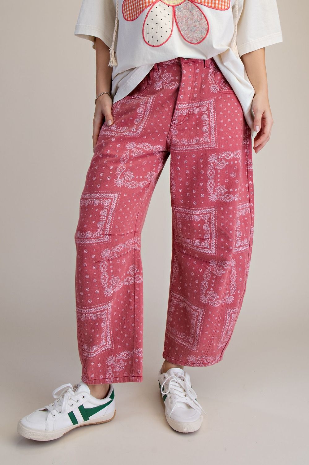 Bandana Babe Barrel Jeans