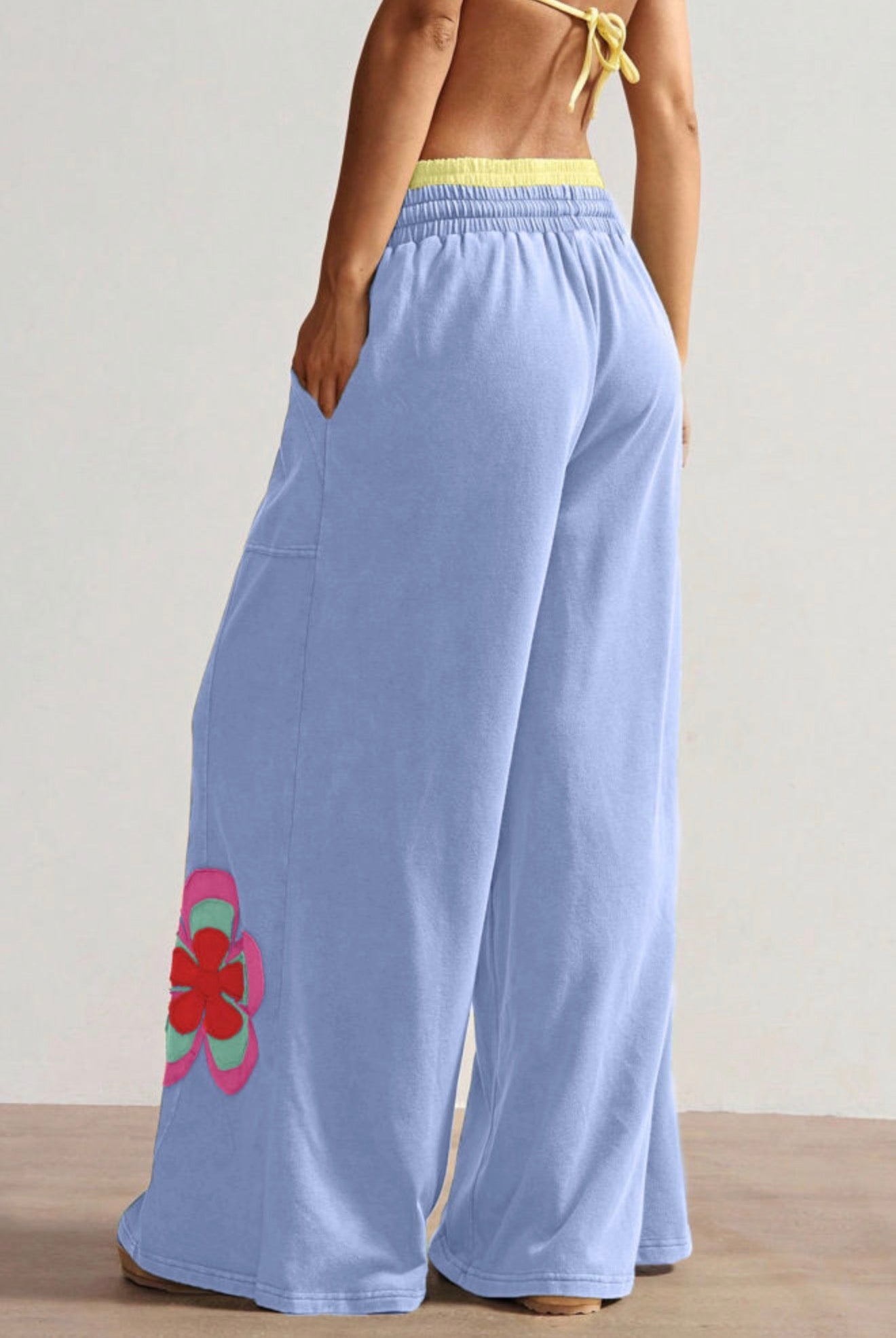 Flower Patch Wide Leg Lounge Pants