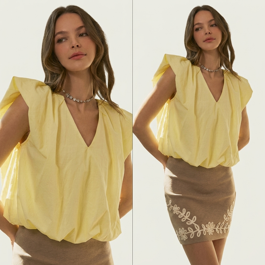 The Golden Glow Blouse