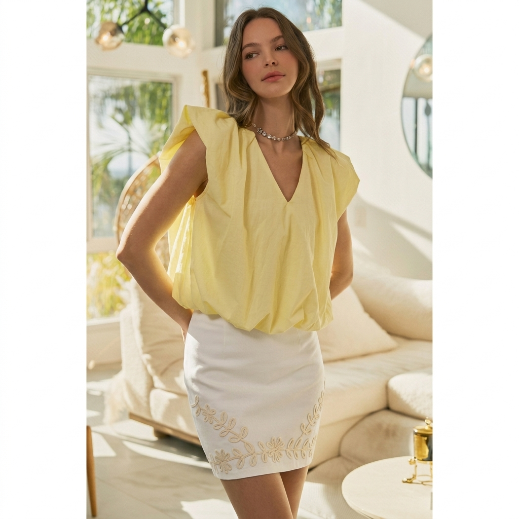 The Golden Glow Blouse