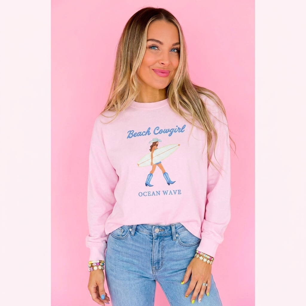 Beach Cowgirl Graphic