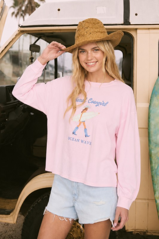 Beach Cowgirl Graphic