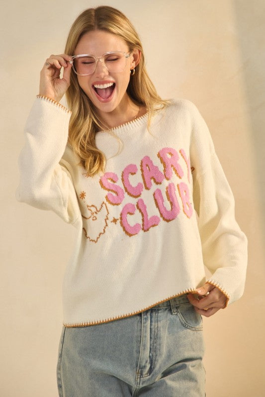 Scary Club Halloween Sweater