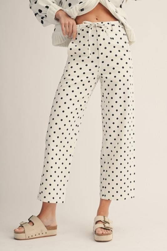 Polka dot pants