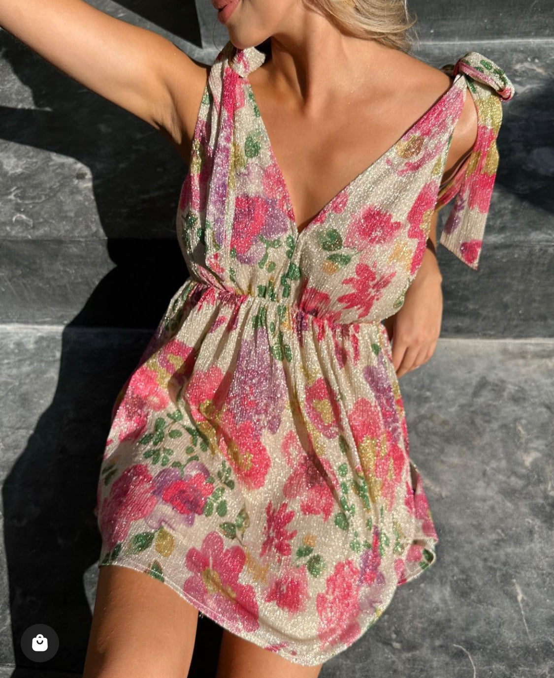 Buddy love Melanie tie shoulder dress