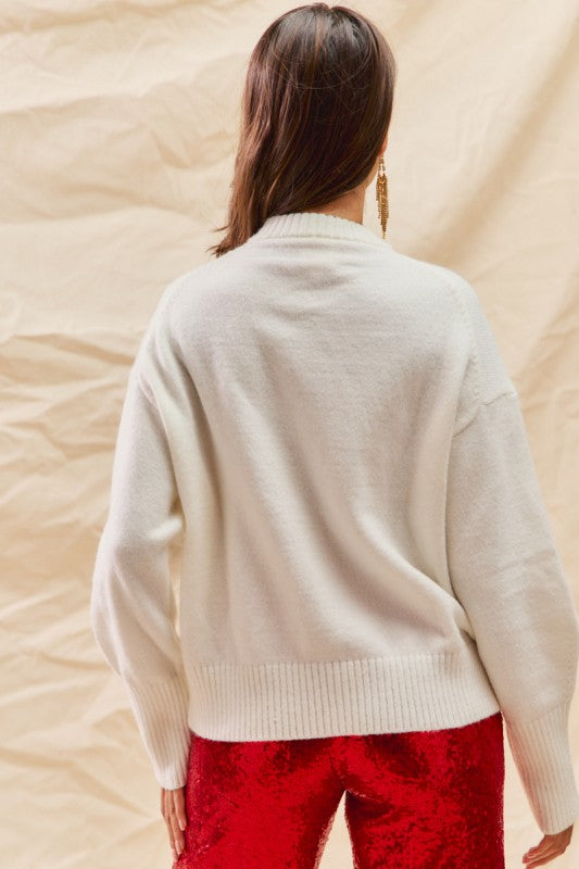 Tis the season sequin sweater