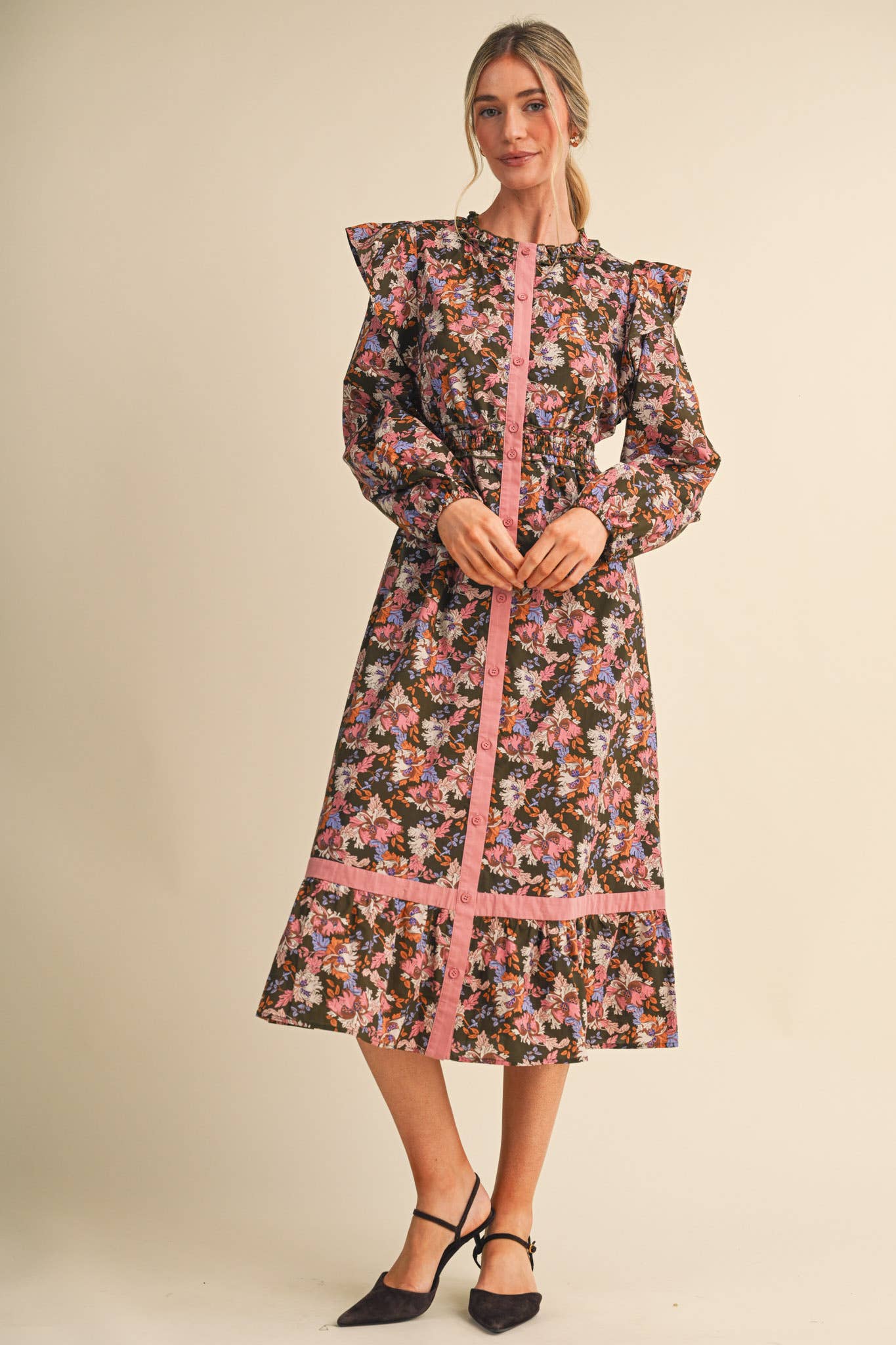 Laurel midi dress