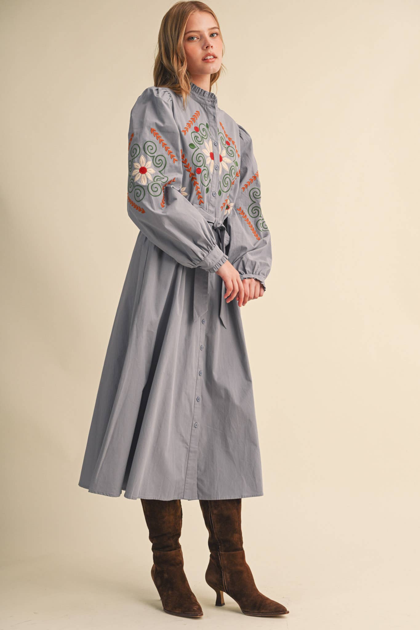 Tilley midi dress