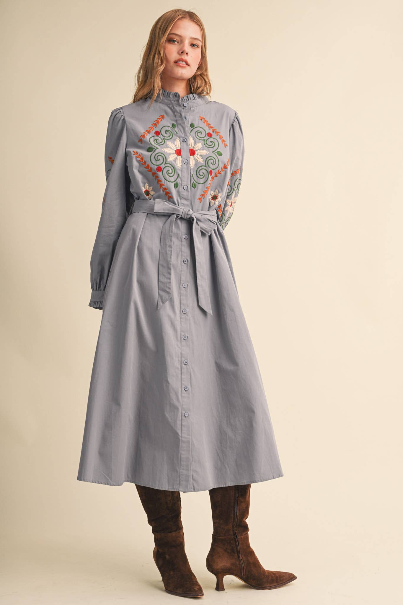 Tilley midi dress