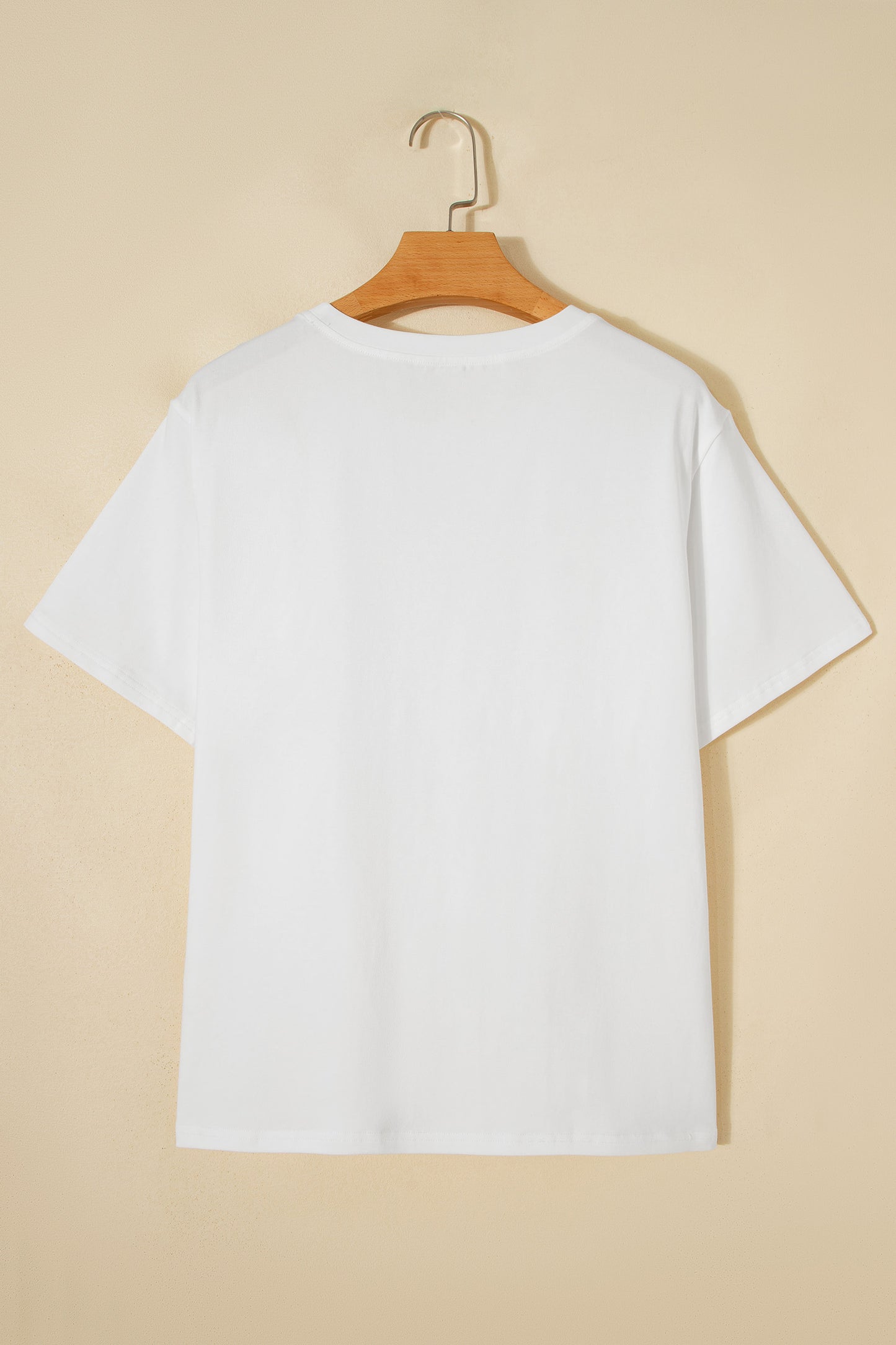 Embroidered Patch Flag T Shirt