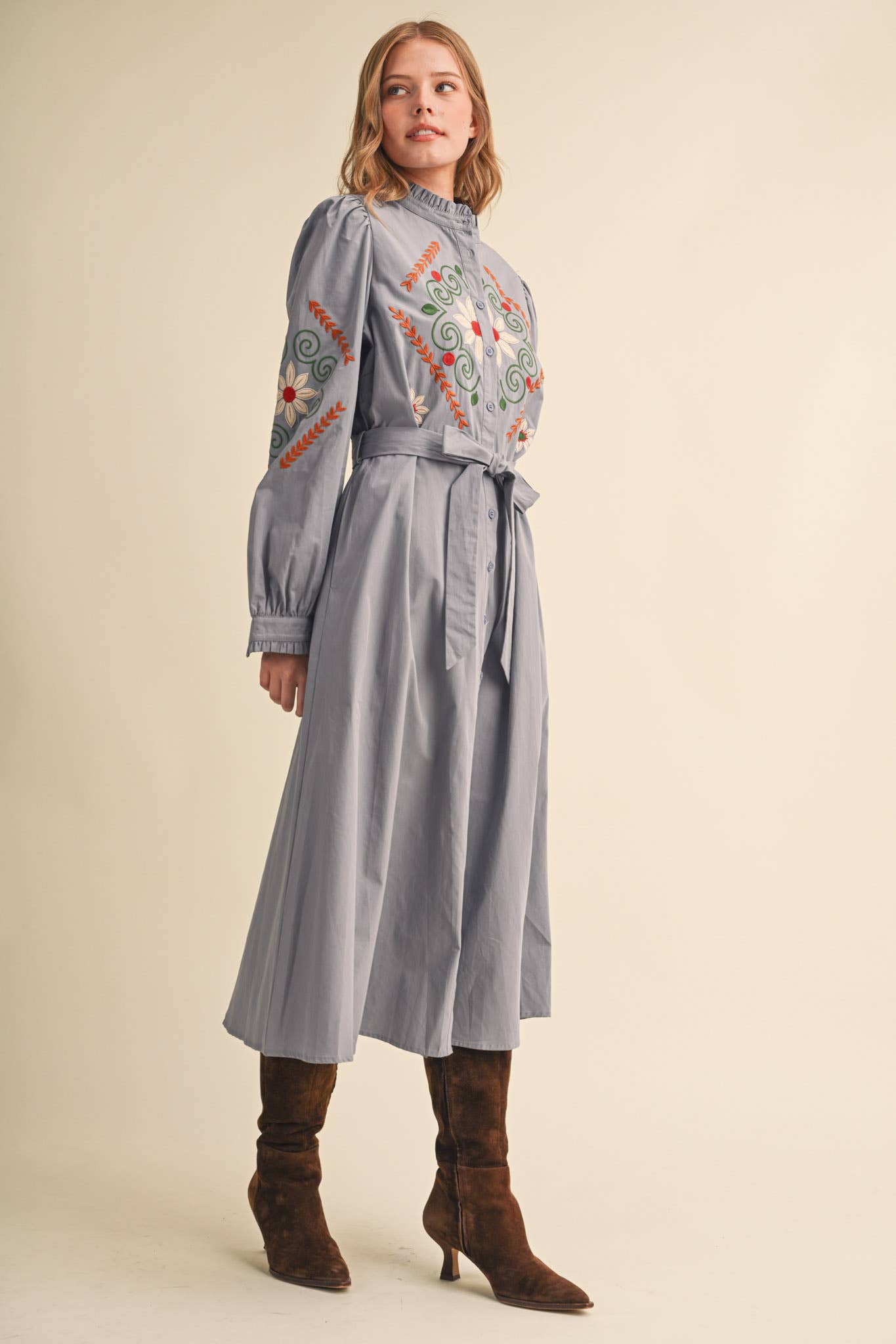 Tilley midi dress