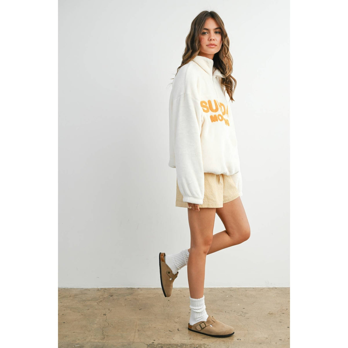 Sunday Morning Half-Zip Pullover Sweatshirt