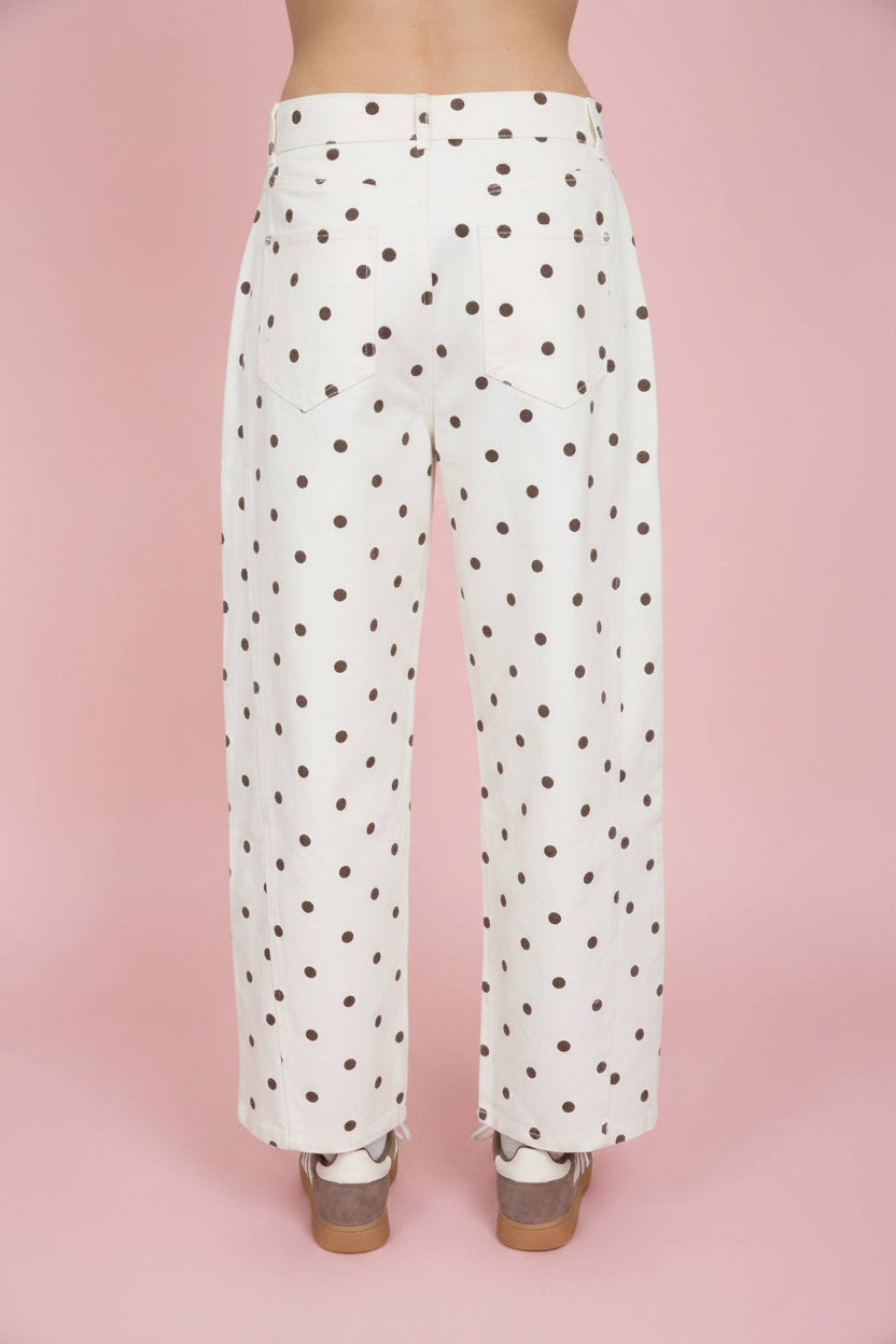 polka dot jeans
