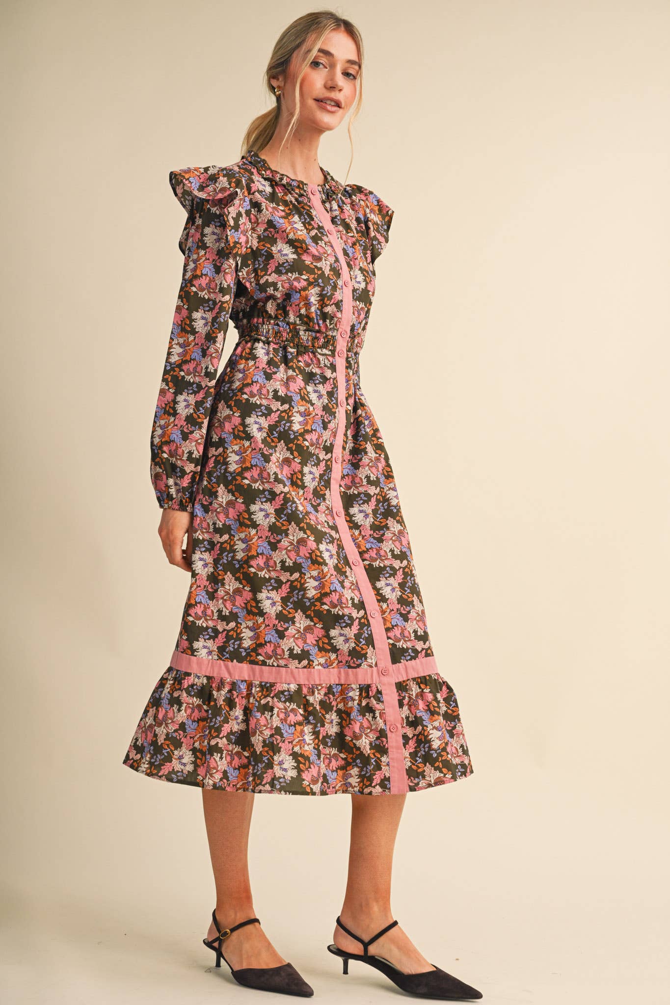Laurel midi dress