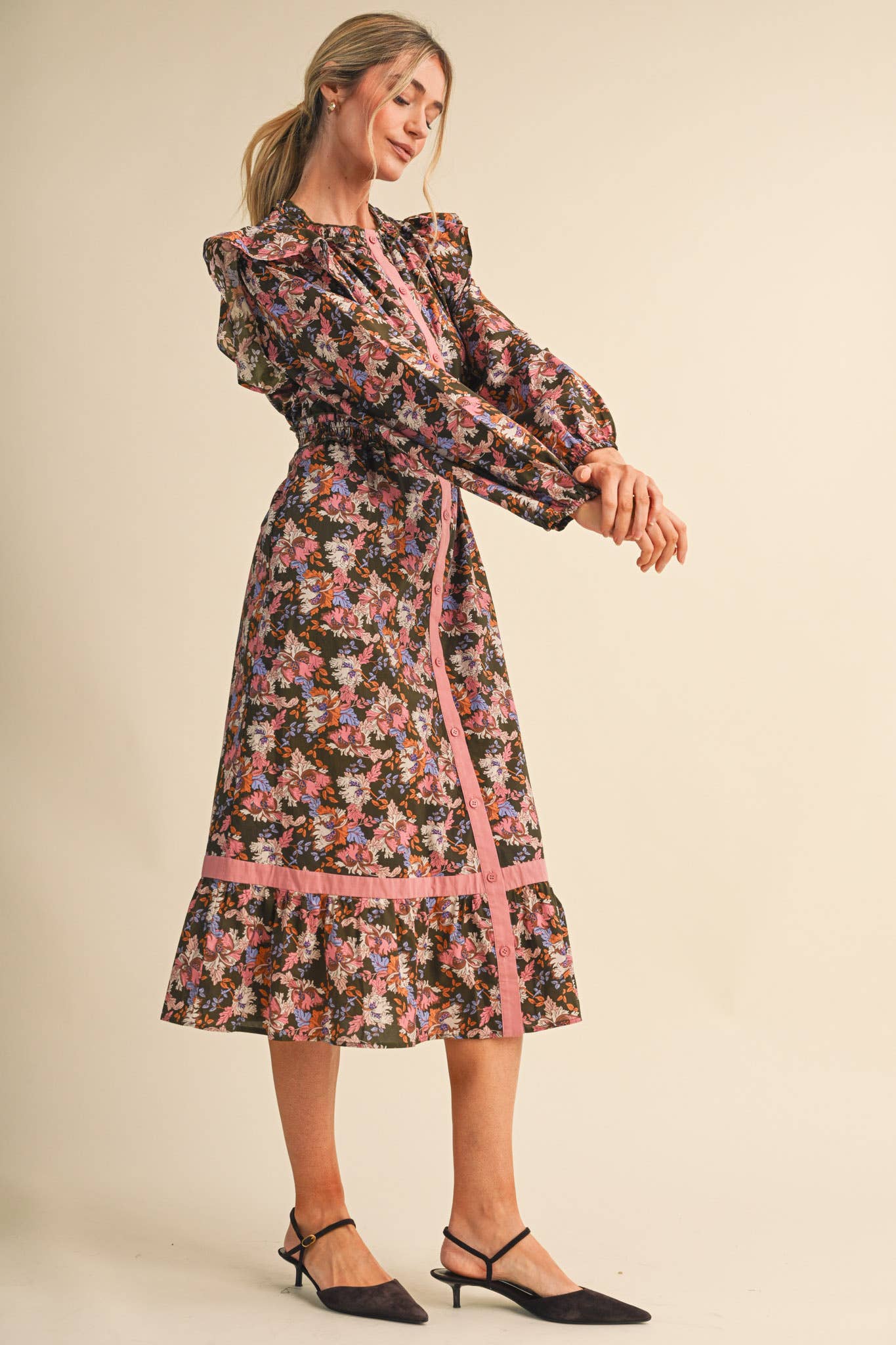 Laurel midi dress